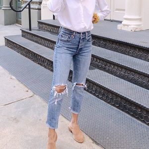 501 Levi Jeans with Distressing